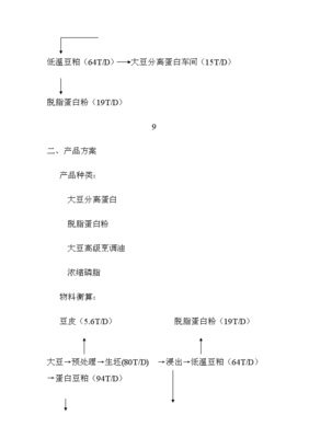 大豆分離蛋白項目投資可研建議書